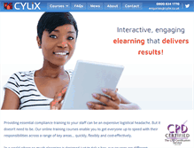 Tablet Screenshot of cylix.co.uk